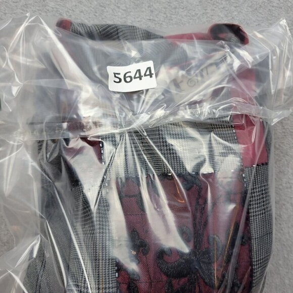 Faith Celia Forrester Dress Womens Medium Mixed Media Patchwork Lace Velvet Trim - Picture 13 of 13